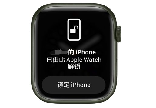 武川苹果手机维修分享用 AppleWatch 解锁配备面容 ID 的 iPhone方法 