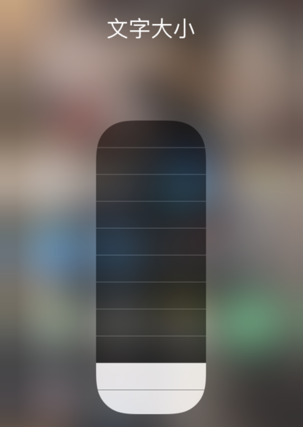 武川苹果手机维修分享小技巧：在 iPhone 控制中心快速调节字体大小 