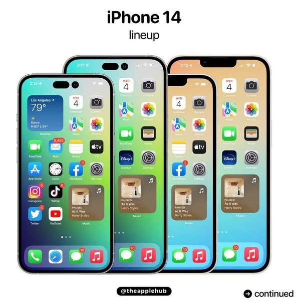 武川苹果14维修分享iPhone 14全家福 