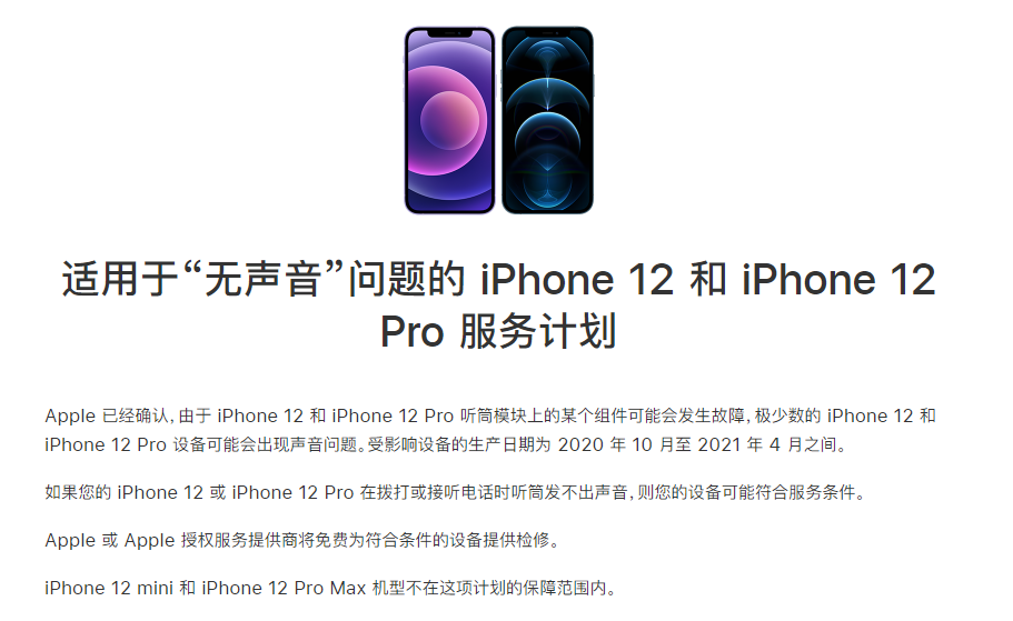 武川苹果手机维修分享iPhone 12/Pro 拨打或接听电话时无声音怎么办 